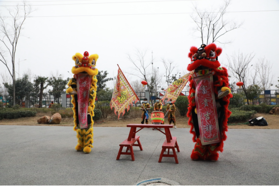 開工大吉 | 舞獅歡慶開門紅，中原工業(yè)設(shè)計(jì)城虎年再出發(fā)!