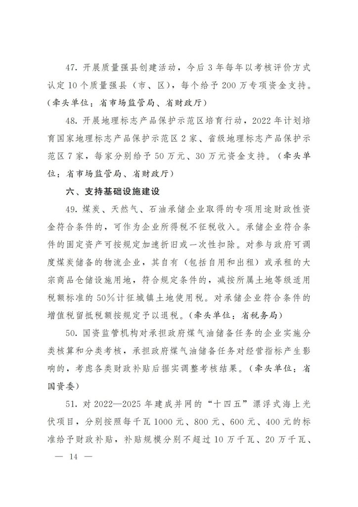 政策宣貫｜山東省人民政府關(guān)于印發(fā)2022年 “穩(wěn)中求進(jìn)”高質(zhì)量發(fā)展政策清單 (第二批)的通知