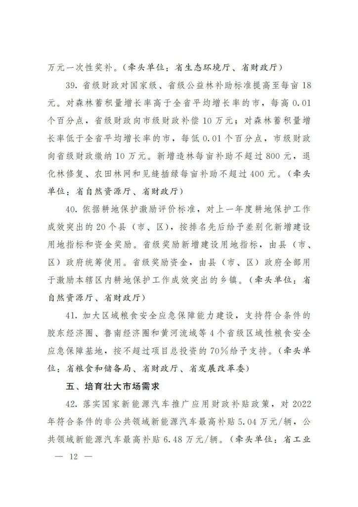 政策宣貫｜山東省人民政府關(guān)于印發(fā)2022年 “穩(wěn)中求進(jìn)”高質(zhì)量發(fā)展政策清單 (第二批)的通知