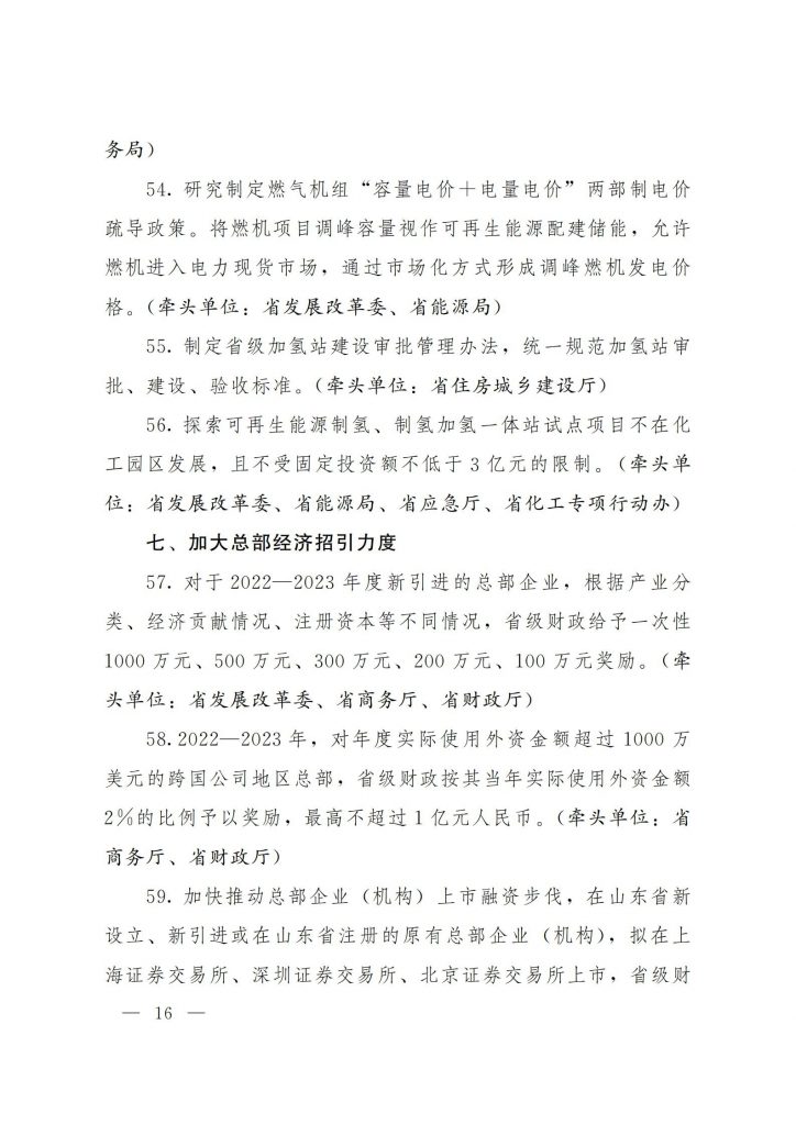 政策宣貫｜山東省人民政府關(guān)于印發(fā)2022年 “穩(wěn)中求進(jìn)”高質(zhì)量發(fā)展政策清單 (第二批)的通知